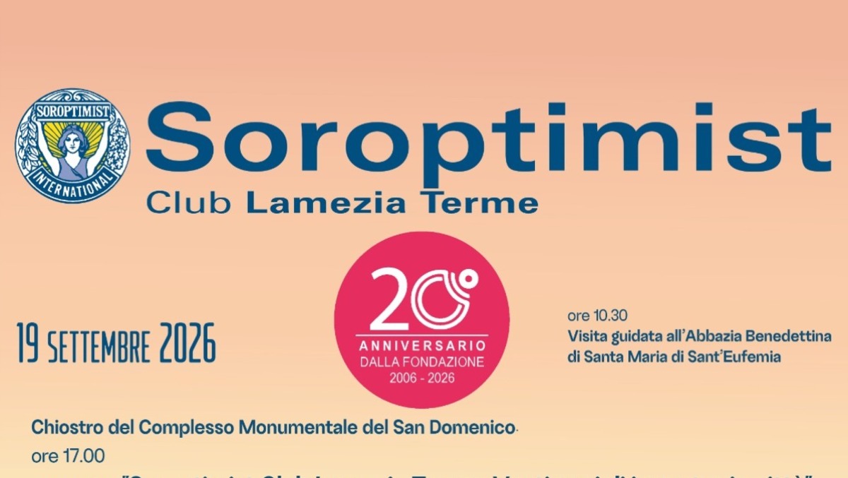 Celebrazioni Ventennale Soroptimist Club Lamezia Terme con la presidente nazionale avv. Lucia Taormina - 