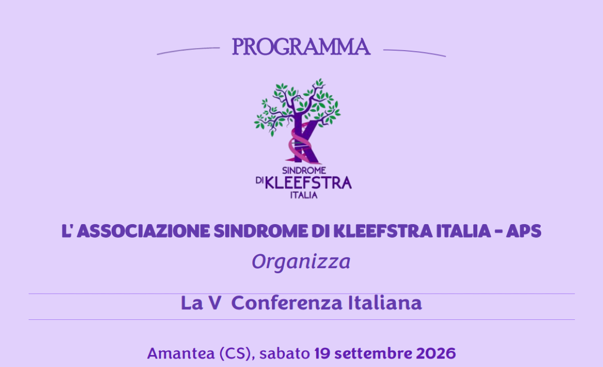 Sindrome di Kleefstra, ad Amantea la V Conferenza Italiana - 