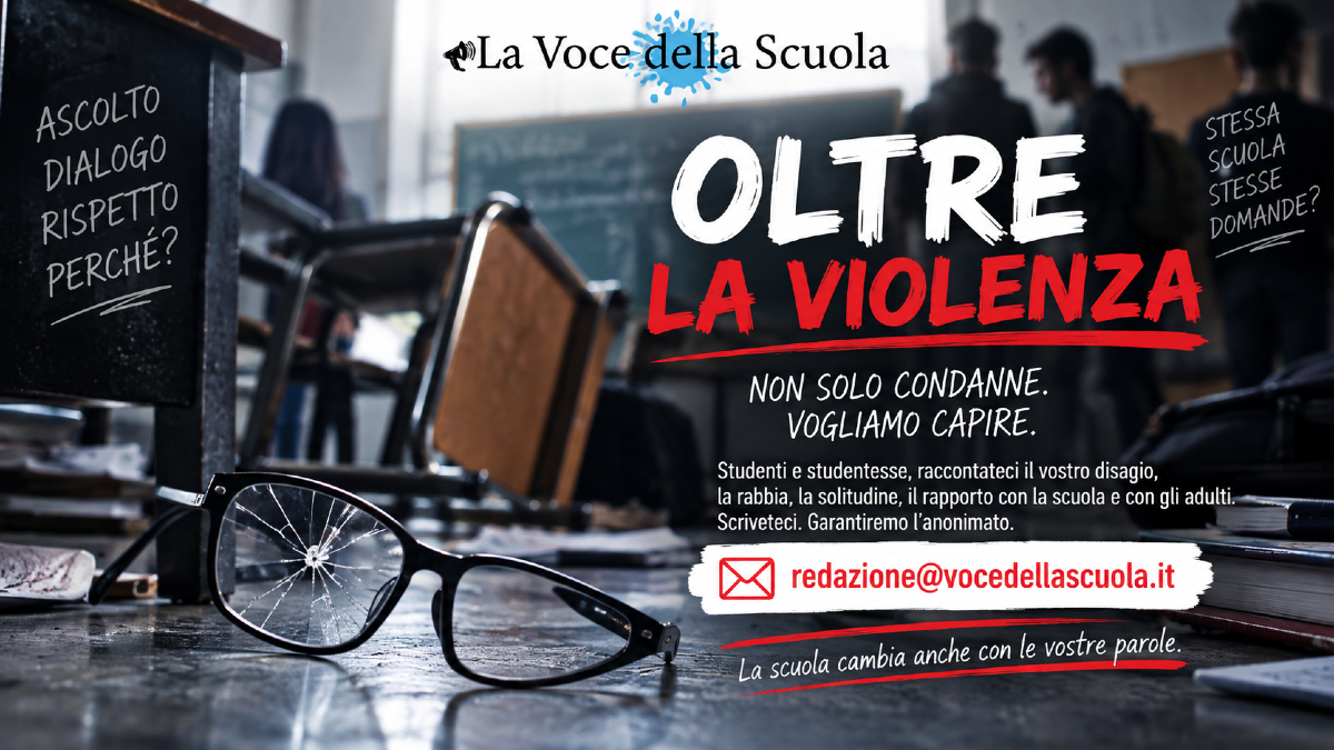 Quando uno studente arriva alla violenza, noi vogliamo chiedergli: perché? - 