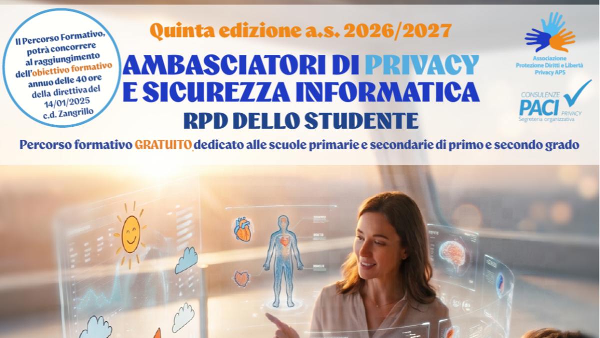 Privacy e sicurezza a scuola: al via la quinta edizione - Privacy e sicurezza a scuola