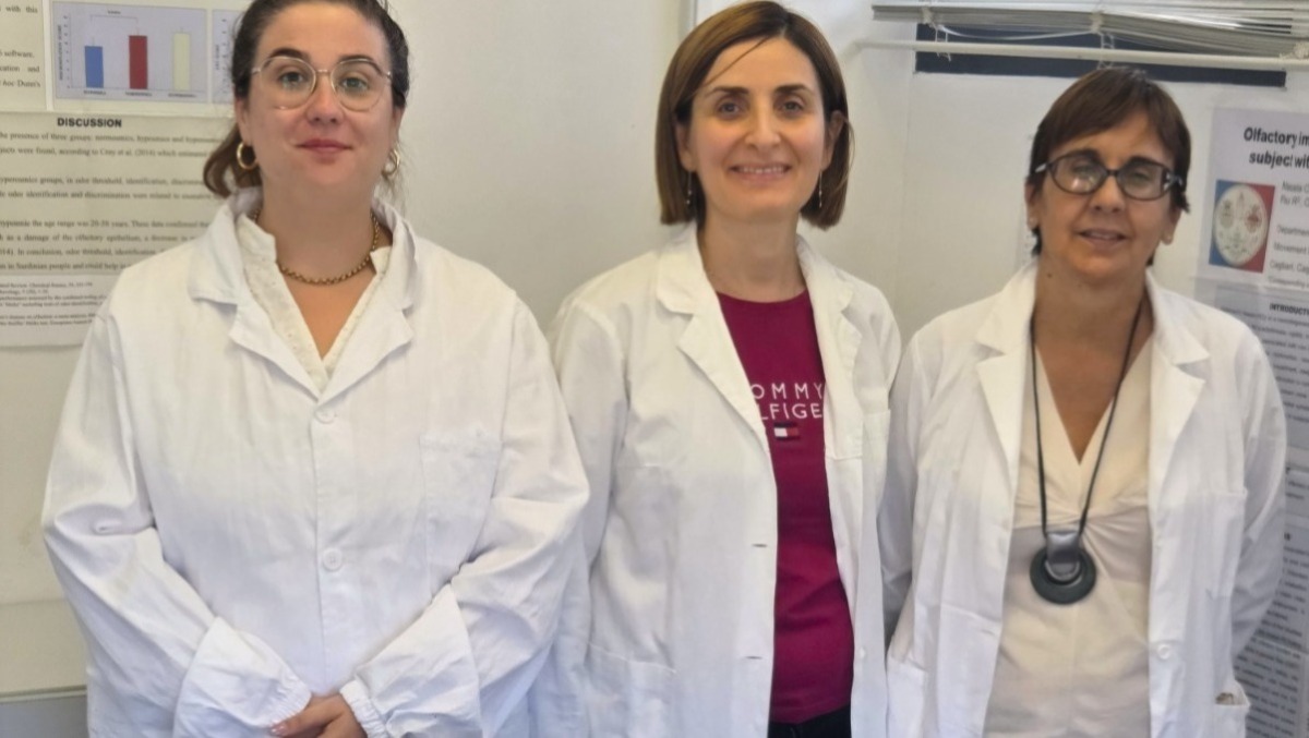 Invecchiamento sano: l’olfatto segnala il declino cognitivo - Università degli Studi di Cagliari - Carla Masala e il suo staff