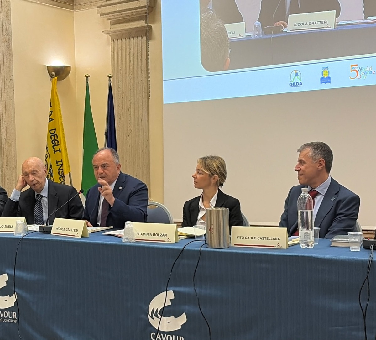 Gilda, Castellana, Gratteri e Mieli: «Restituire autorevolezza ai docenti» - Gilda, Castellana, Gratteri e Mieli: «Restituire autorevolezza ai docenti»