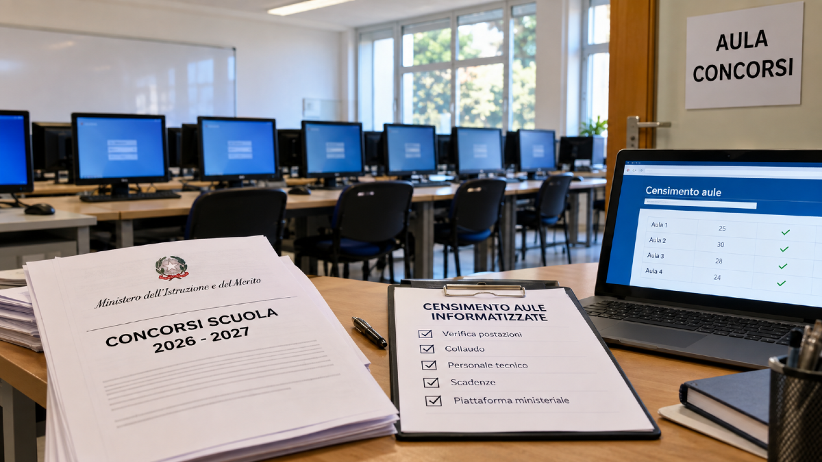 Concorsi scuola 2026-2027, al via il censimento delle aule informatizzate: tutte le scadenze per le scuole - 