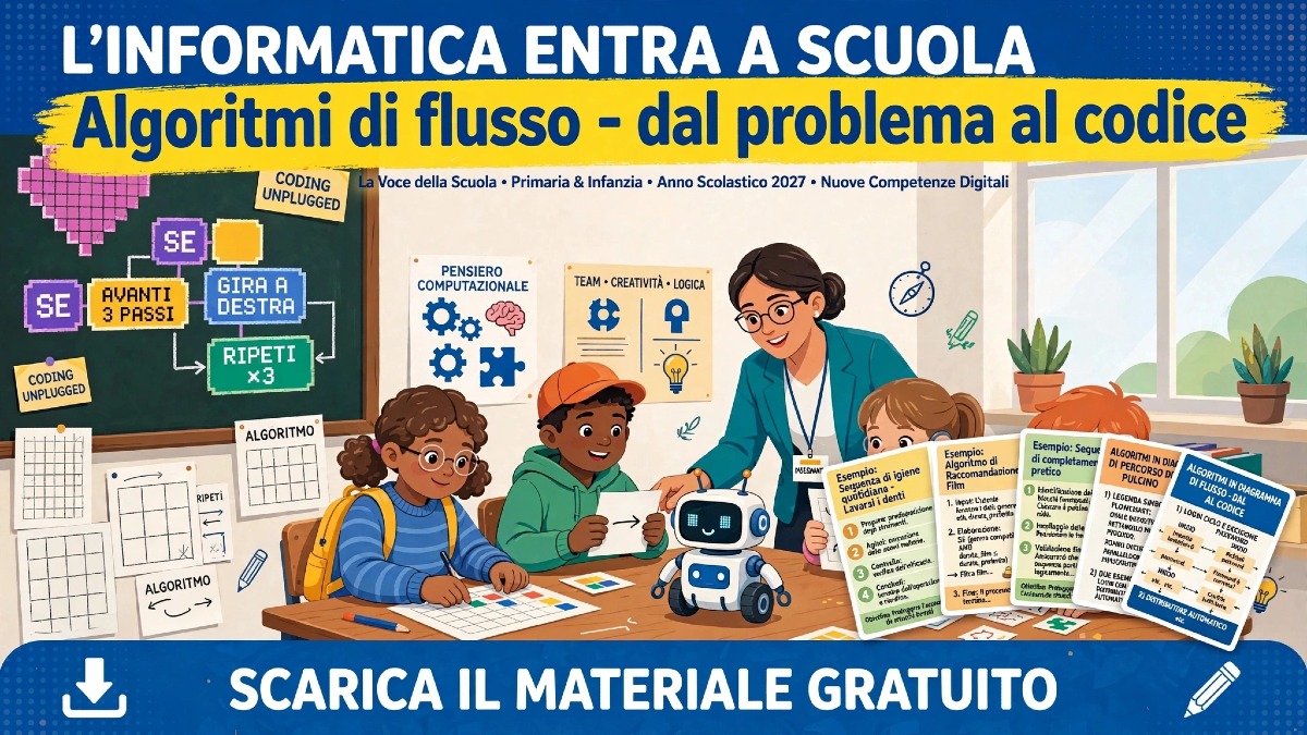 L'informatica entra a scuola: "Algoritmi di flusso - dal problema al codice" - Informatica a scuola 