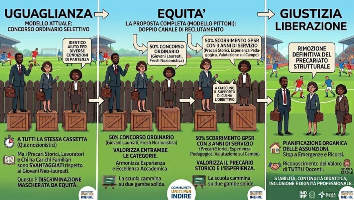 Reclutamento docenti: se l’uguaglianza formale diventa la staccionata dell’ingiustizia - 