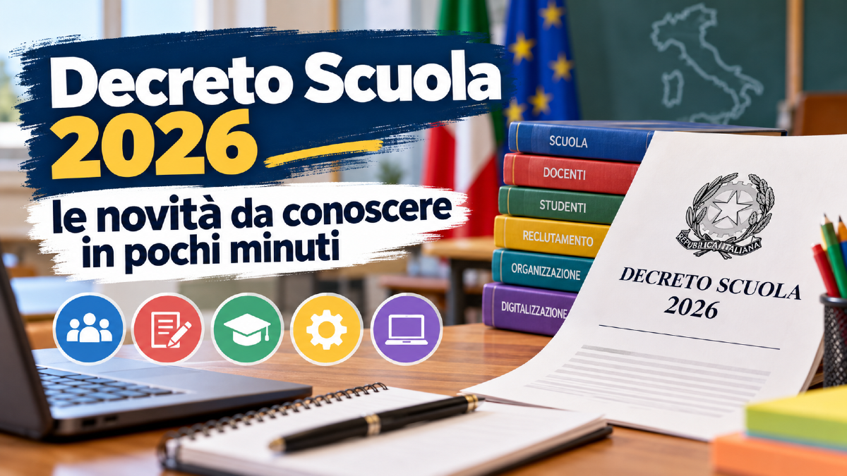 Decreto Scuola 2026: le novità da conoscere in pochi minuti - Decreto Scuola 2026: le novità da conoscere in pochi minuti