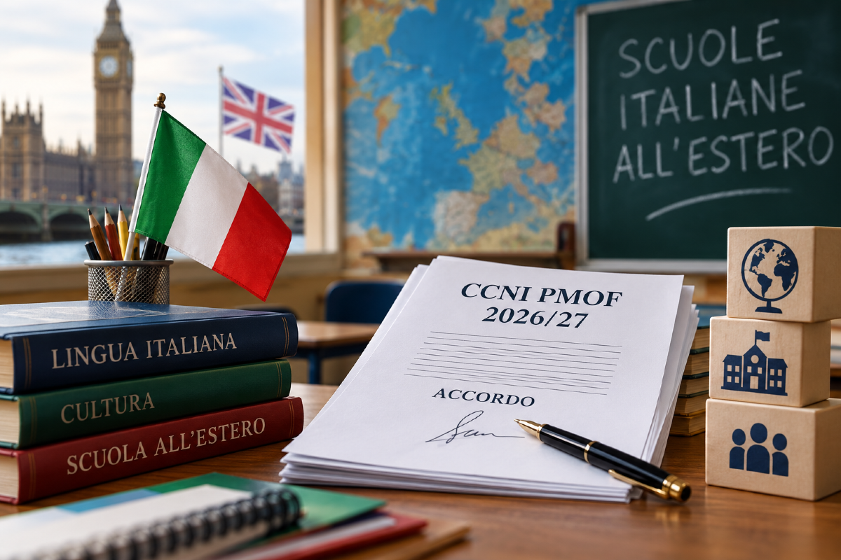Scuole all'estero, firmato l'accordo PMOF per il 2026/27  - 