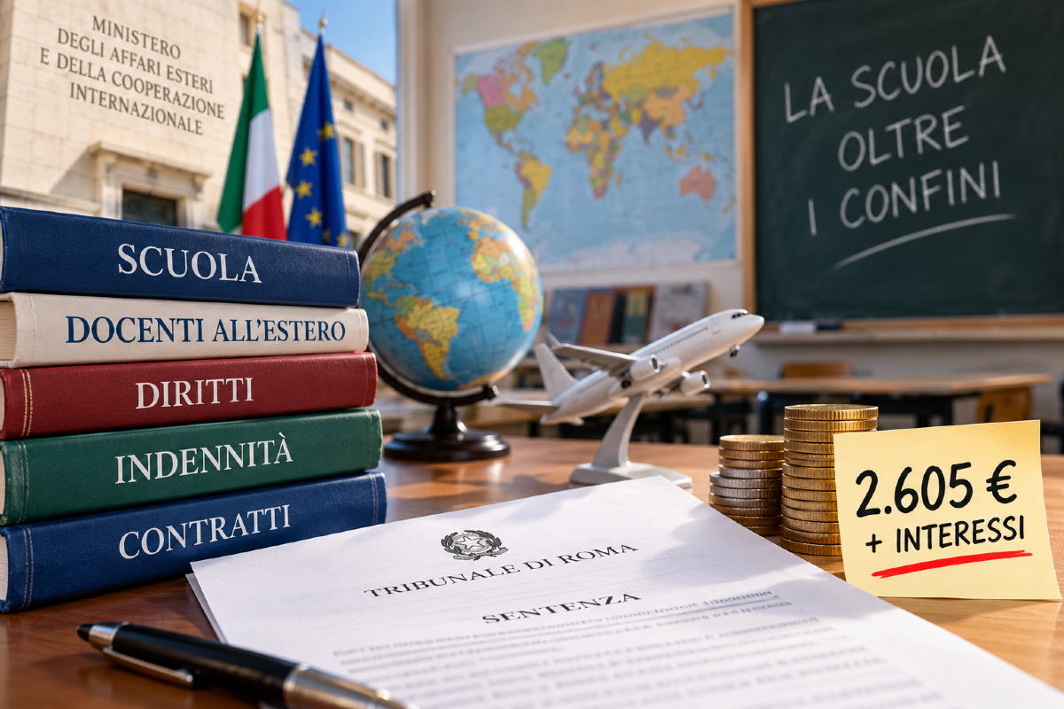 Docenti all'estero, Anief fa recuperare 2.605 euro  - 
