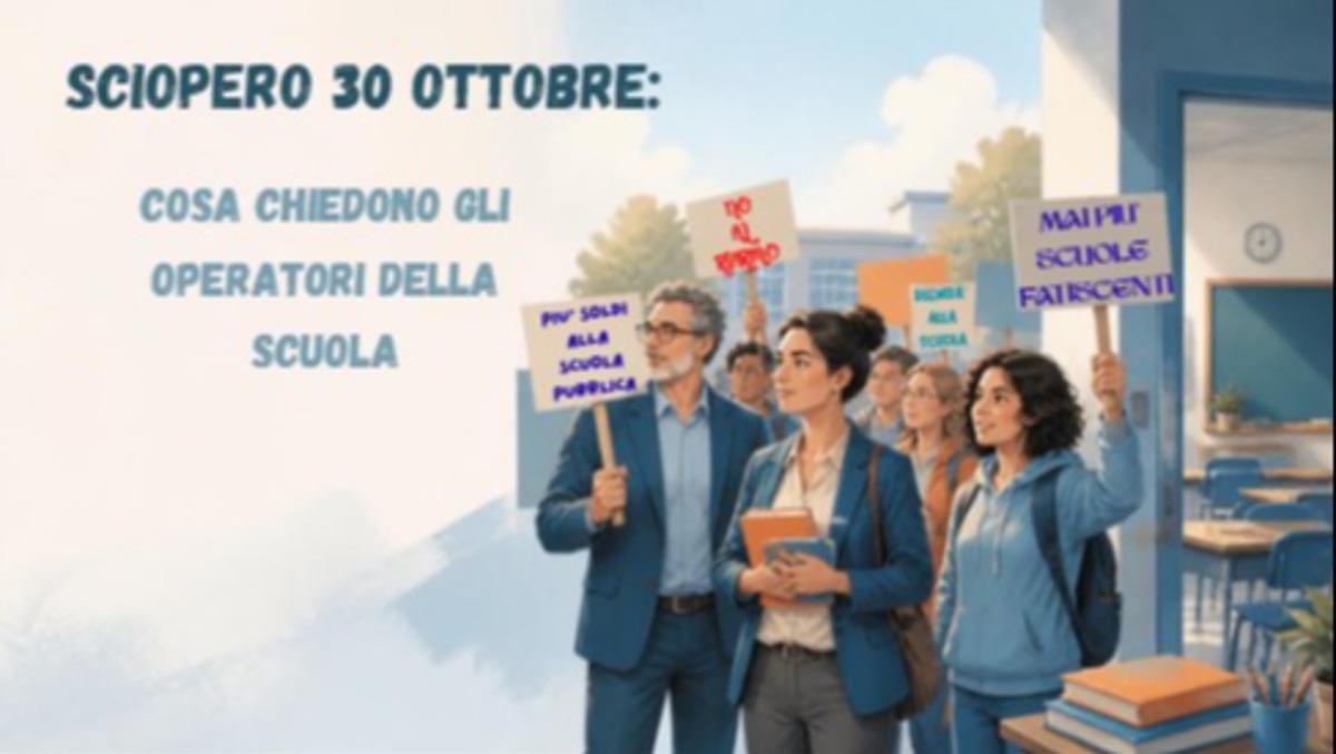 Sciopero: cosa chiedono gli operatori della scuola - 