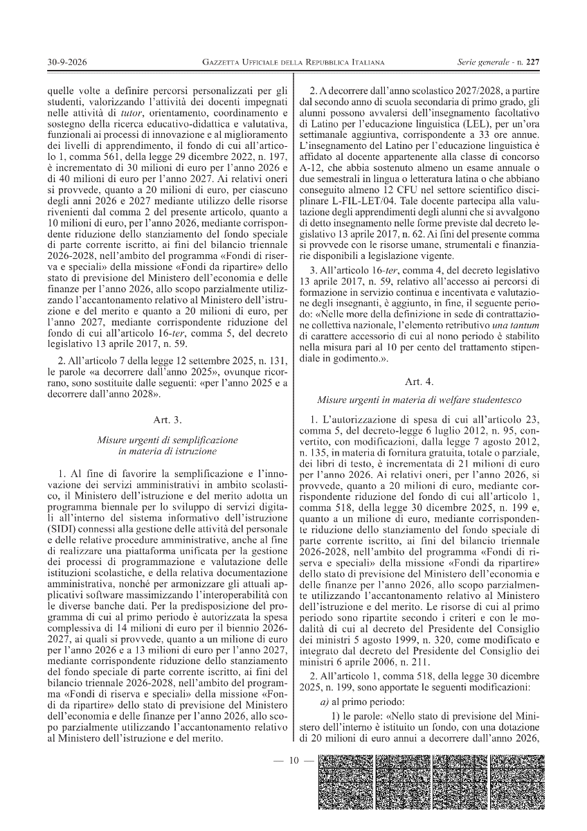 Decreto scu
