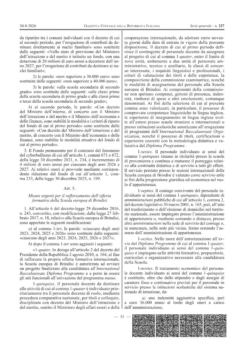 Decreto scu