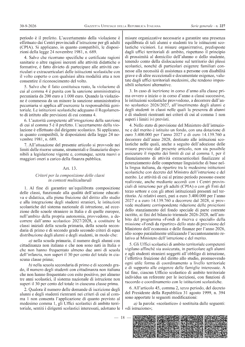 Decreto scu