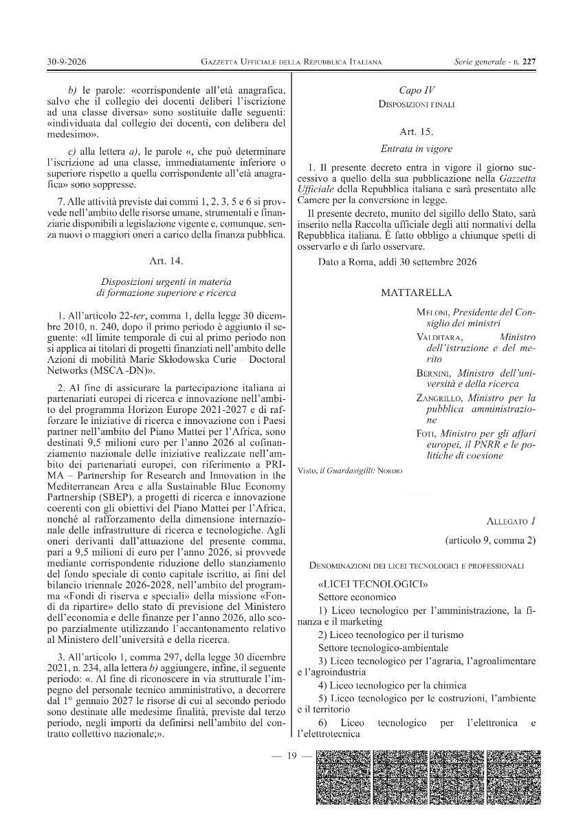 Decreto scu
